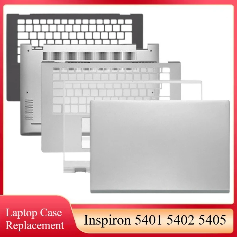 

Новинка для Dell Inspiron 5401 5402 5405, задняя крышка ЖК-дисплея, передняя панель, рамка, упор для рук, верхняя часть корпуса, нижняя часть, верхняя нижняя часть корпуса