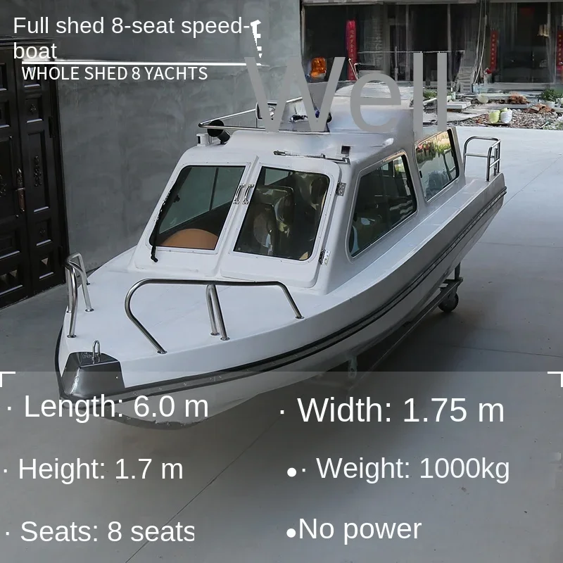 Rowing Boats Fiberglass 390-600 Aluminum Alloy Boats Luxury Yacht for Sport Luxury Boat Yacht Onsale
