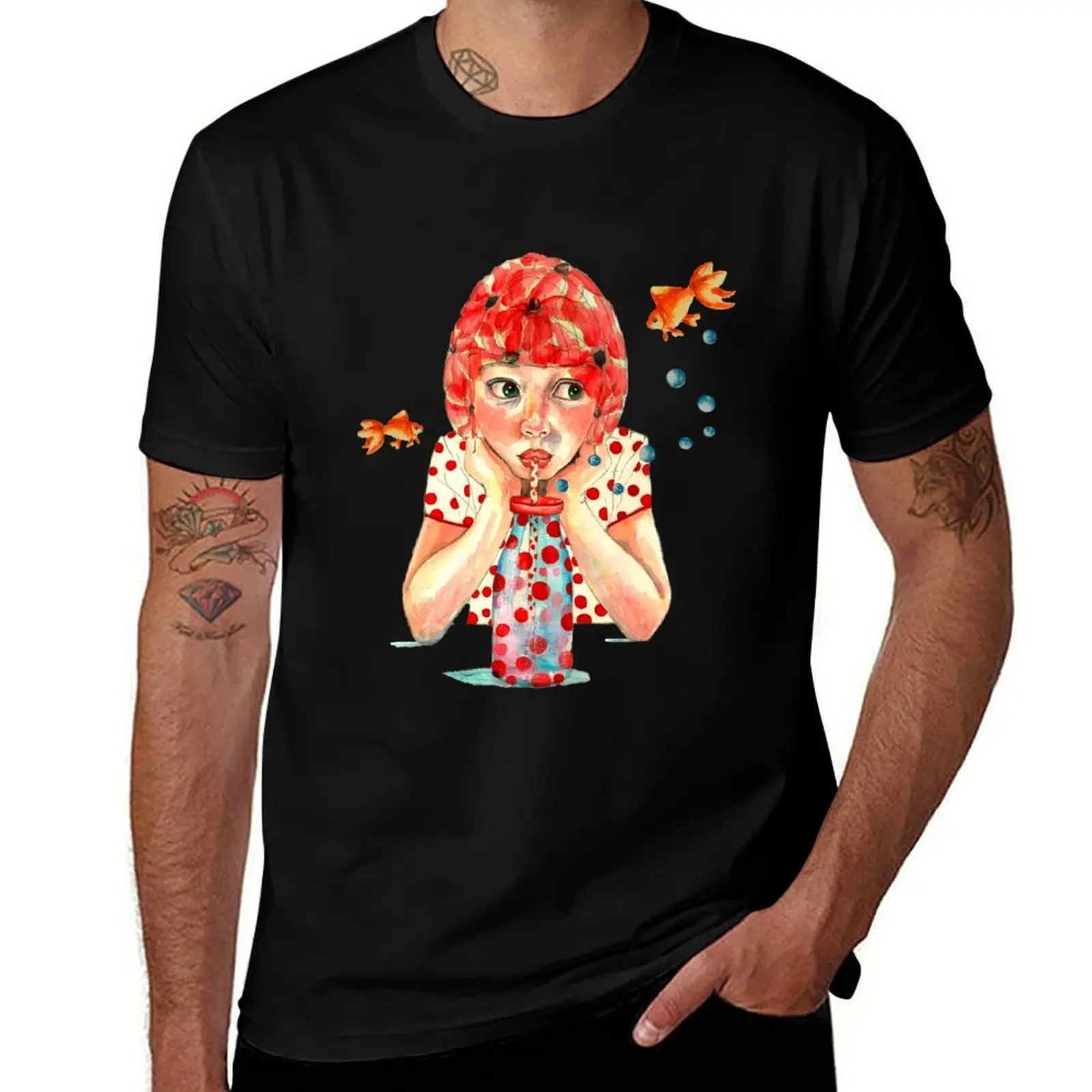 

Fishes T-Shirt Big Size Loose Fit Tee Shirt