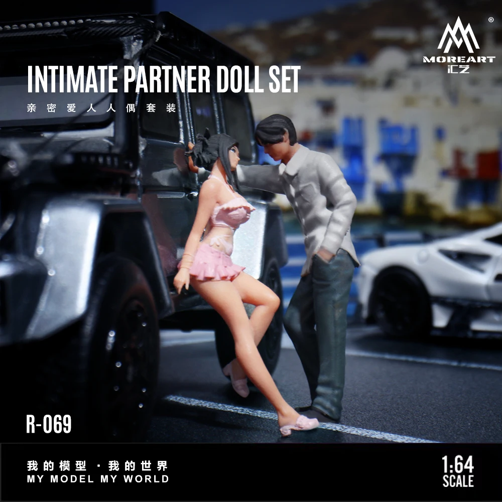 

More Art 1:64 Набор кукол интимного любовника, модель фигурки из смолы для подарка, дисплея и коллекции