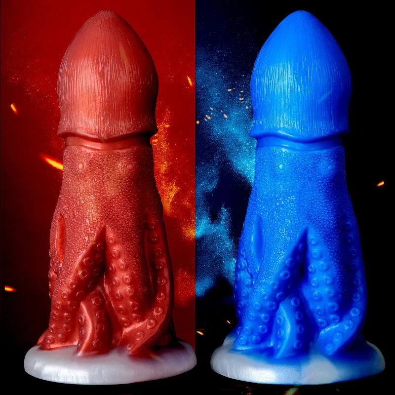 Abyss Tentacle Octopus Anal Plug Female Masturbator Alien Octopus Realistic Dildo Soft Anal Strip