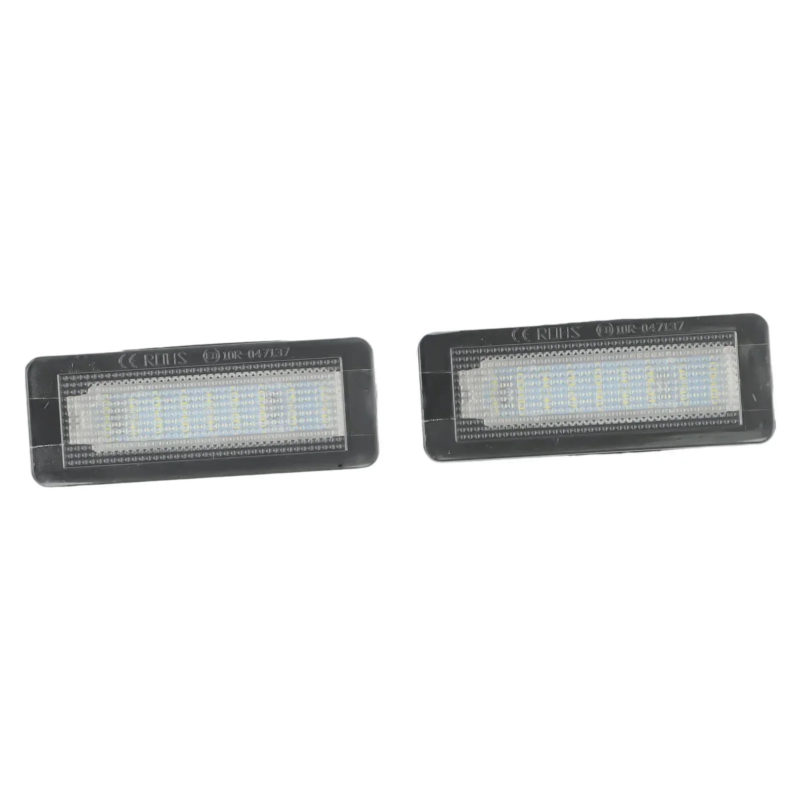 Luzes LED da matrícula para Coupe Cabrio, Acessórios do carro, de alta qualidade, Auto, branco, 450, 451, 2Pcs