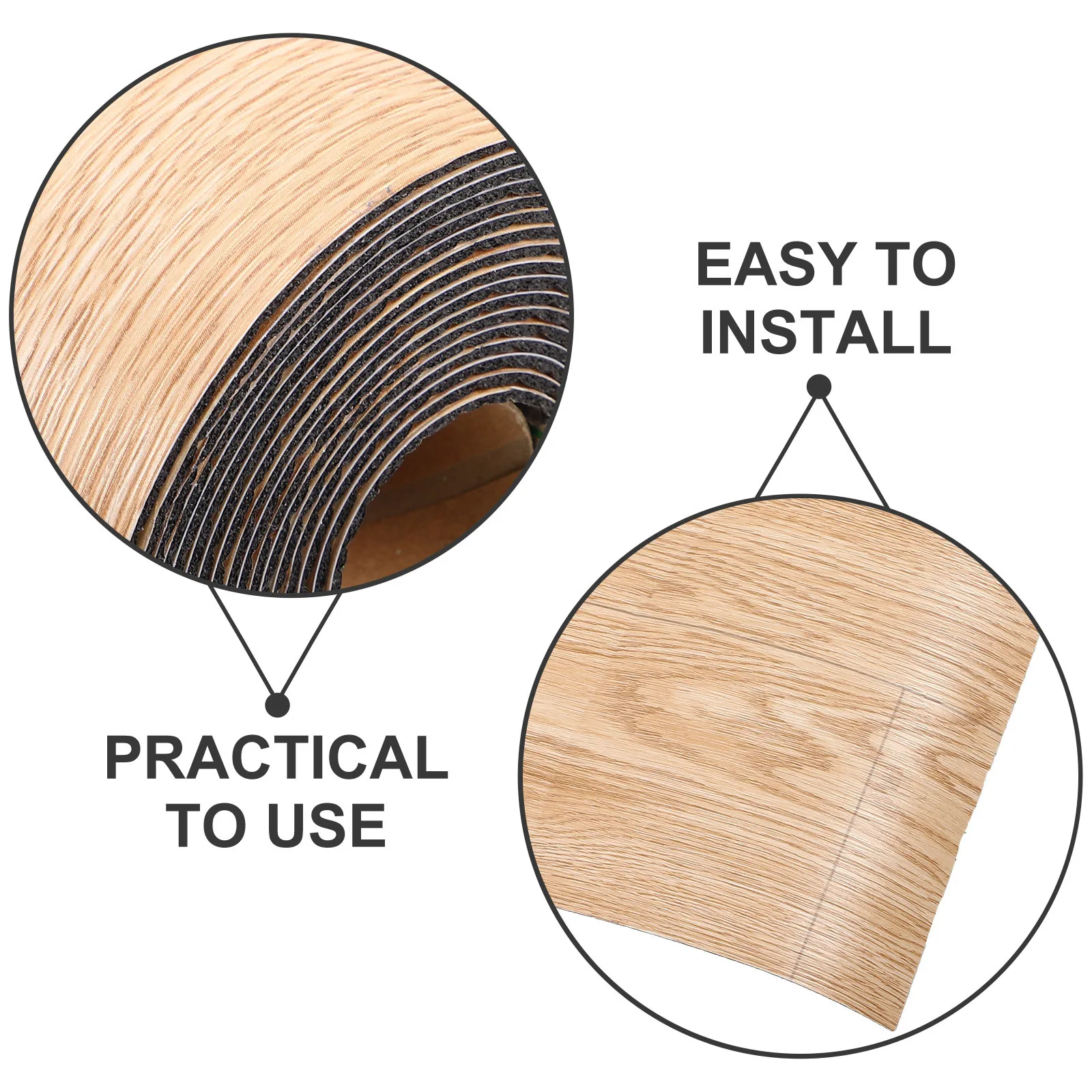 Piso autoadhesivo duradero y grueso, superficie resistente al desgaste, fácil instalación Diy, protección impermeable limpia y suave para