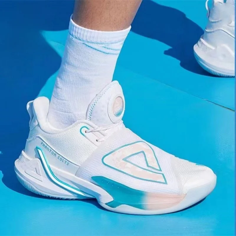 

Peak Phan .0 Baskeall oes Men's Low Top o Absorption Sports oes Lightweight Breathable Synthetic Leather+Fabric