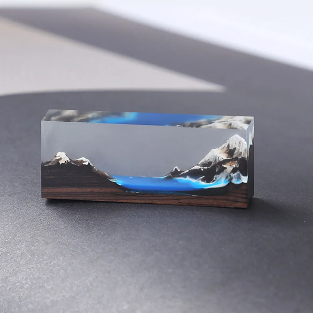 

5pcs Wooden Diy Material For Epoxy Resin Crafts Romantic Lightweight Durable Semi Craft Meaning Couple Pendant