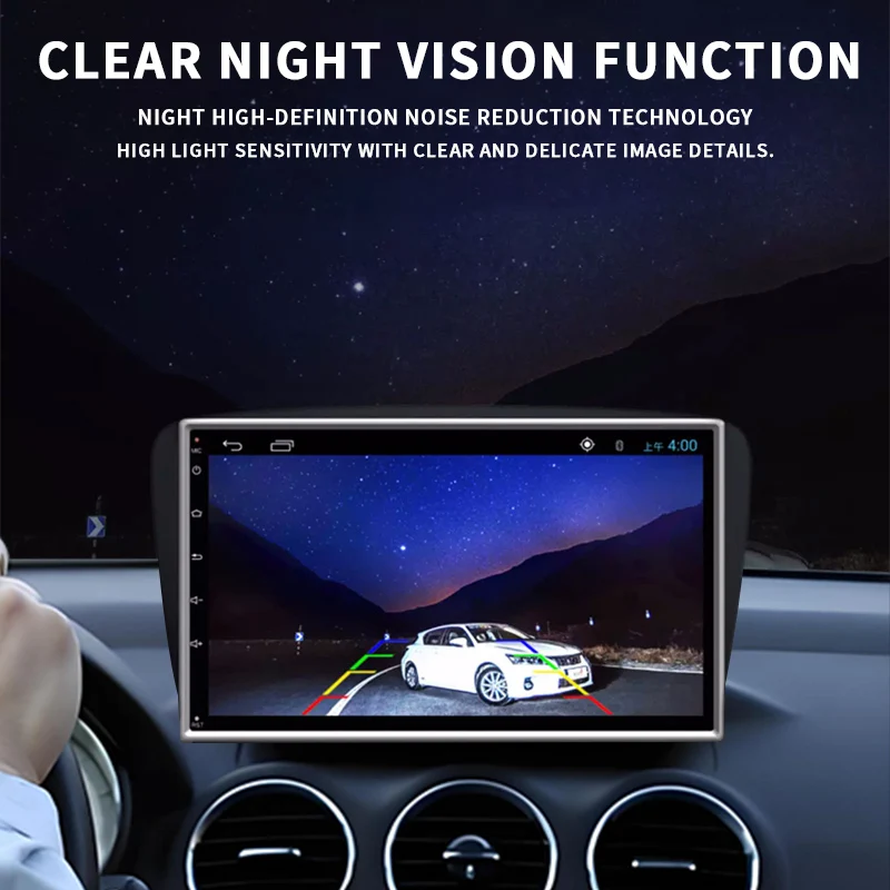 New 1080P Car Rear View Camera 170° Wide Angle Adjustable Anti-Interference Night Vision Waterproof Auto Parking Backup Camera
