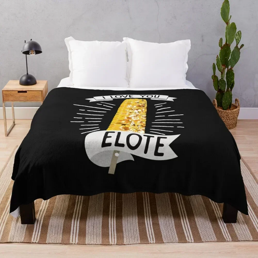 

Funny Latinx Elote Street Food Corn Classic product Throw Blanket Moving Heavy christmas decoration Blankets