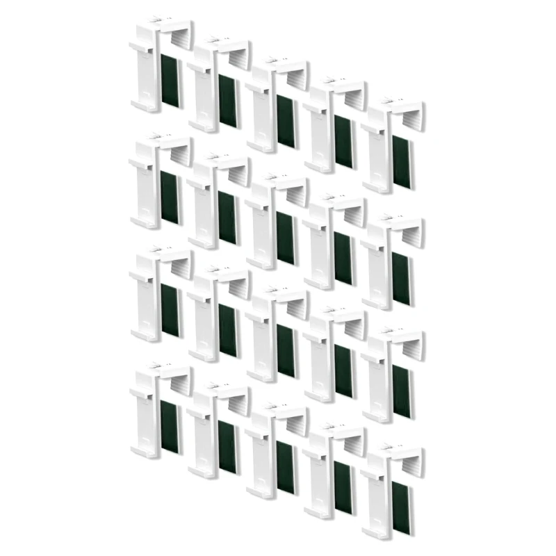 

G6KF 20/60Pcs Curtain Hanger Roller Blind Adjustable Bracket Replacement Home Decors