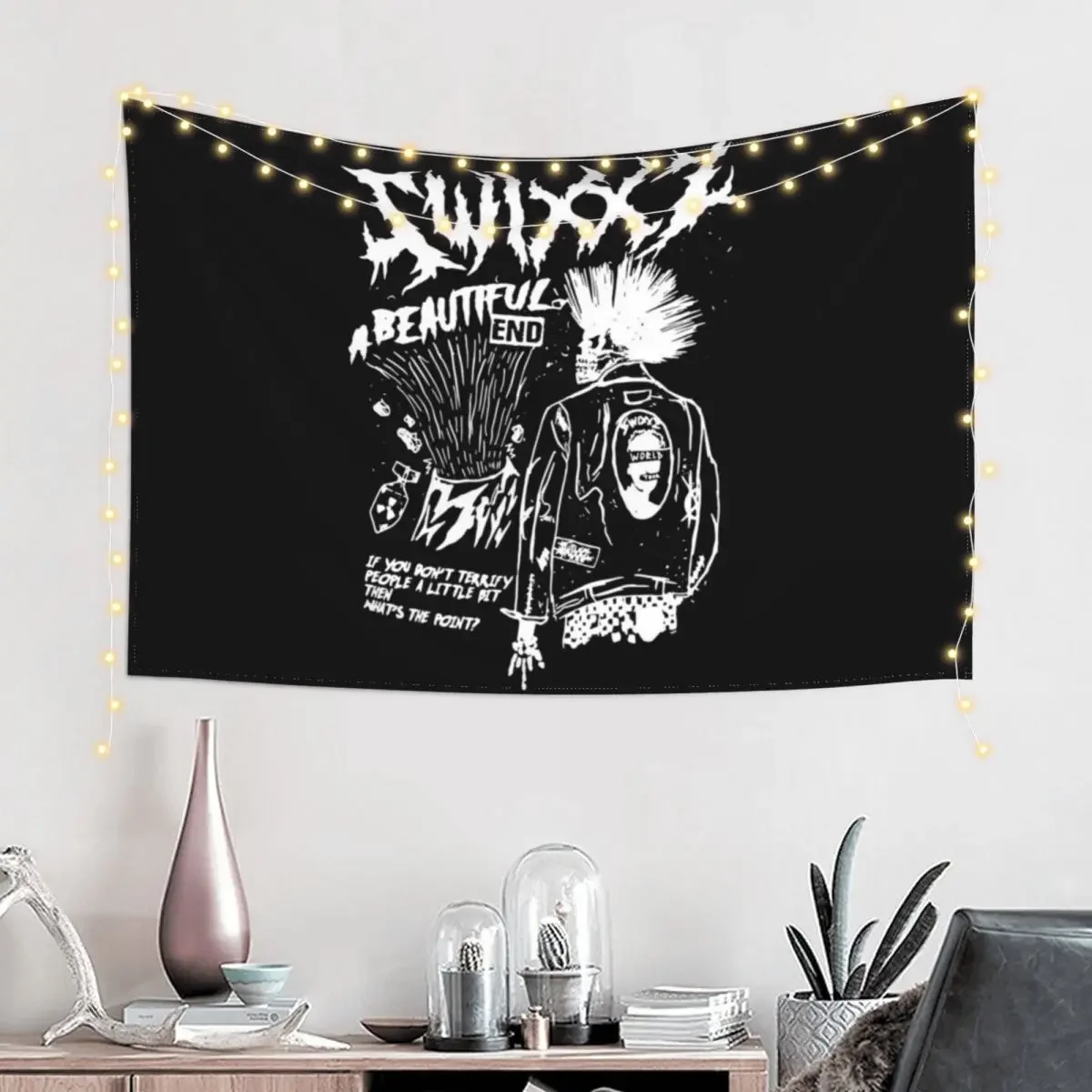 Maggie Lindemann Merch Merchadise Tapestry Wallpaper Bedroom Aesthetics For Room Carpet Wall Tapestry