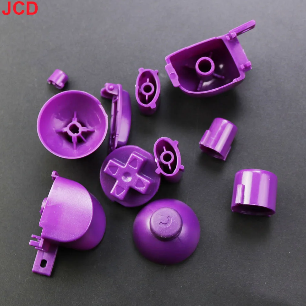JCD 1set For NGC Analog Stick Cap Button Keypads Y X A B Z Buttons For Gamecube Controller - Joystick Controller