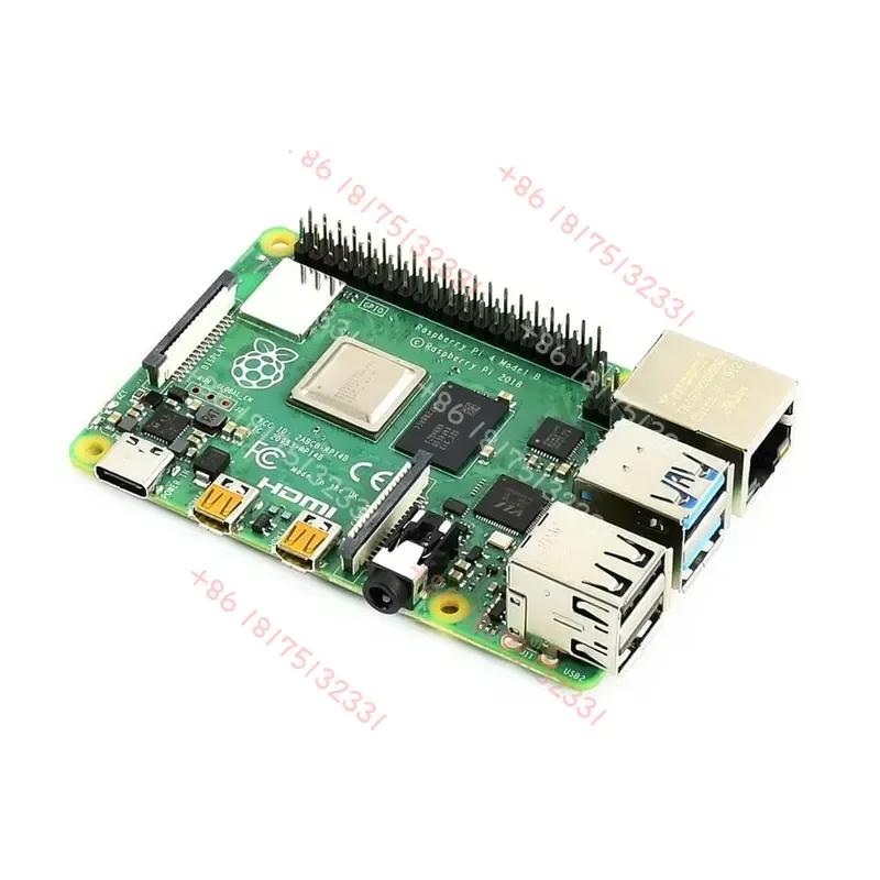 Raspberry Pi 4 Model B 4GB RAM Completely Upgraded BCM2711B0 (ARM Cortex-A72) 64-bit 1.5GHz Quad-core Gigabit Ethernet
