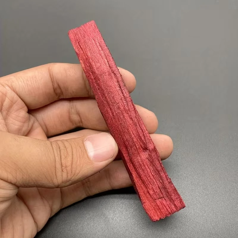 

1PC Natural Red Sandalwood Wood Chips For Incense Ritual Aromatherapy Meditation Home Fragrance, home decor, holiday's gift