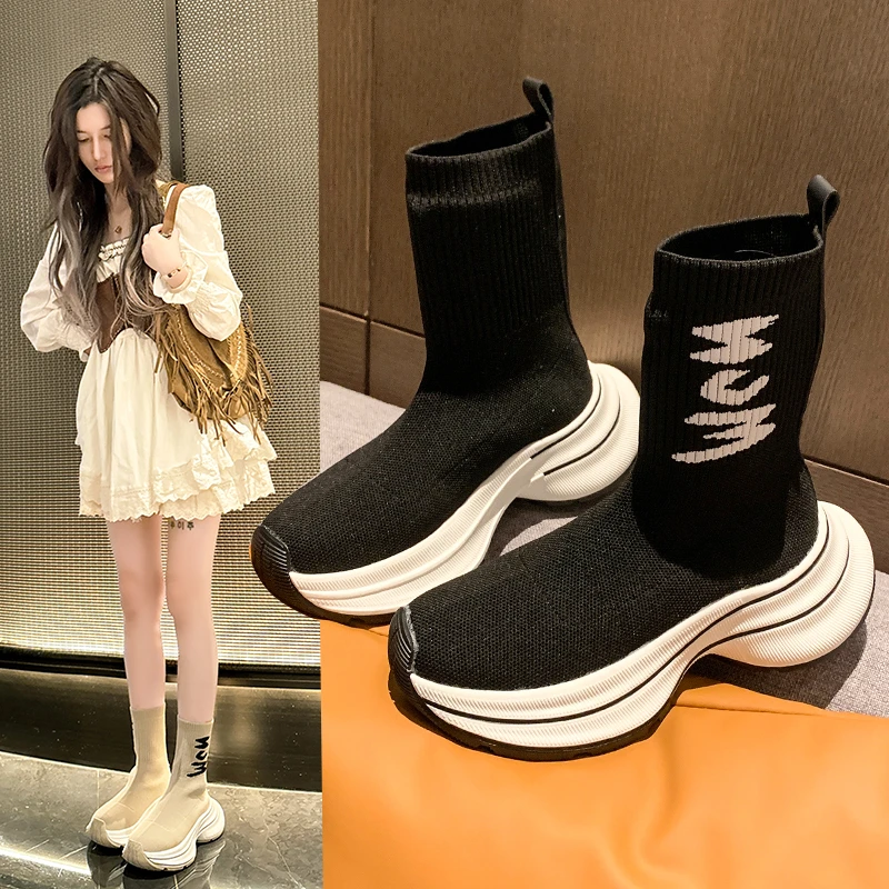 Women's Summer Breathable Ankle Boots Light Flat Daily Commute Versatile Closed Toe Fashion Short Boots