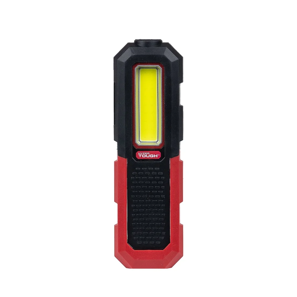 Lampada da lavoro a LED ricaricabile 2 in 1 da 350 lumen con base magnetica Ricarica USB-C Modalità di luminosità dal design pieghevole portatile