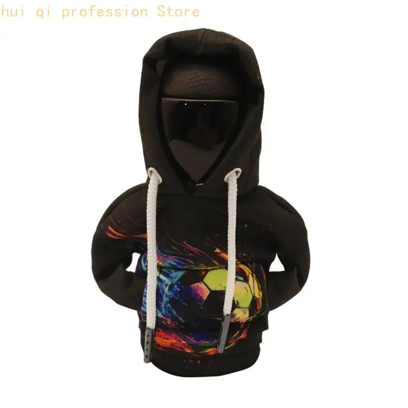 Auto Gear Shifter Hoodie Gearshift Cover Sweatshirt Gearstick Hoodie Cover H8WE – Detail 5