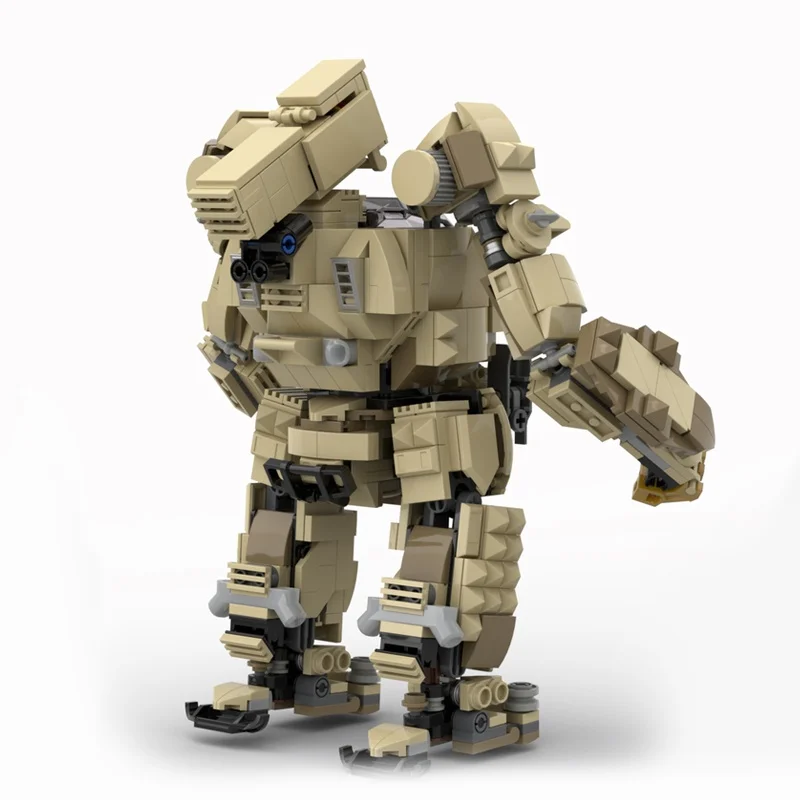 645 stücke MOC AMP anzug Wüste Camouflage Creatored Modell Bausteine Architektur Montieren DIY spielzeug Ziegel Weihnachten geschenke Kinder