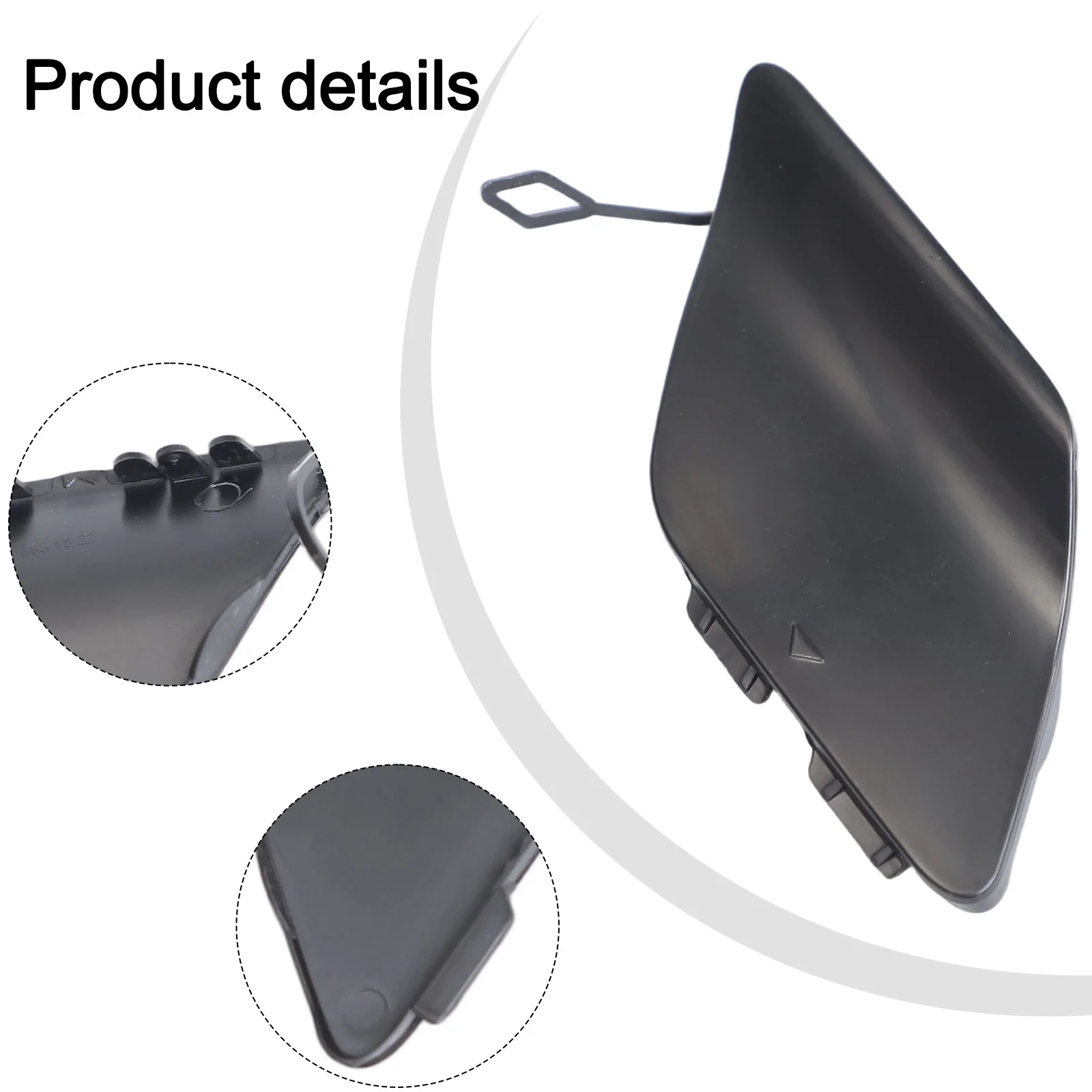 Direct Replacement Bumper Part Unpainted Bumper Bumper Cover 1768851022 Direct Replacement High Quality Material