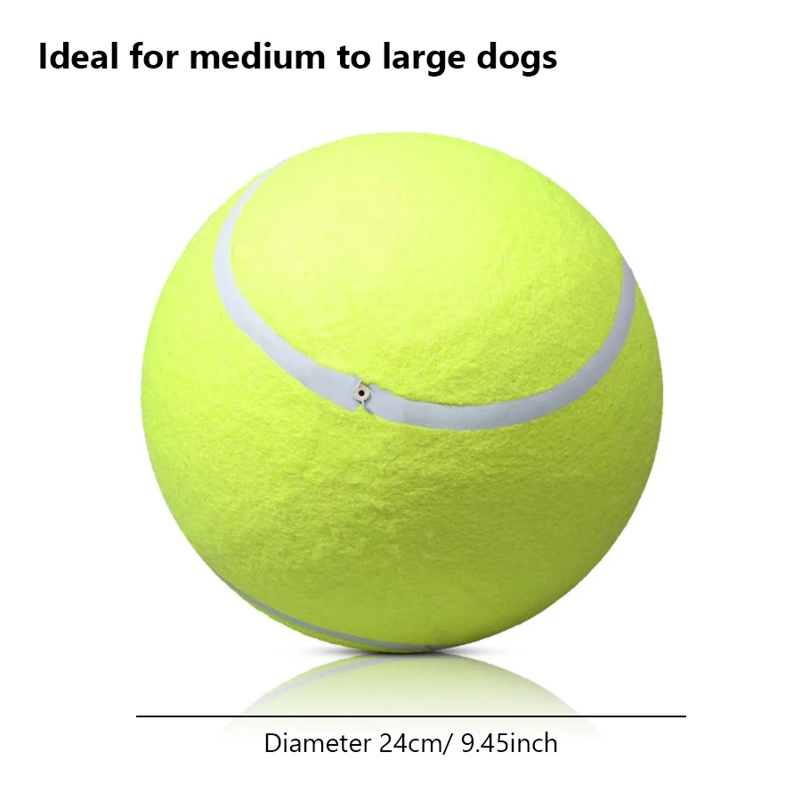 9.5inch Inflatable Giant Tennis Ball for Pets Dog Chew Toy Interactive and Playtime Toys - Image 6