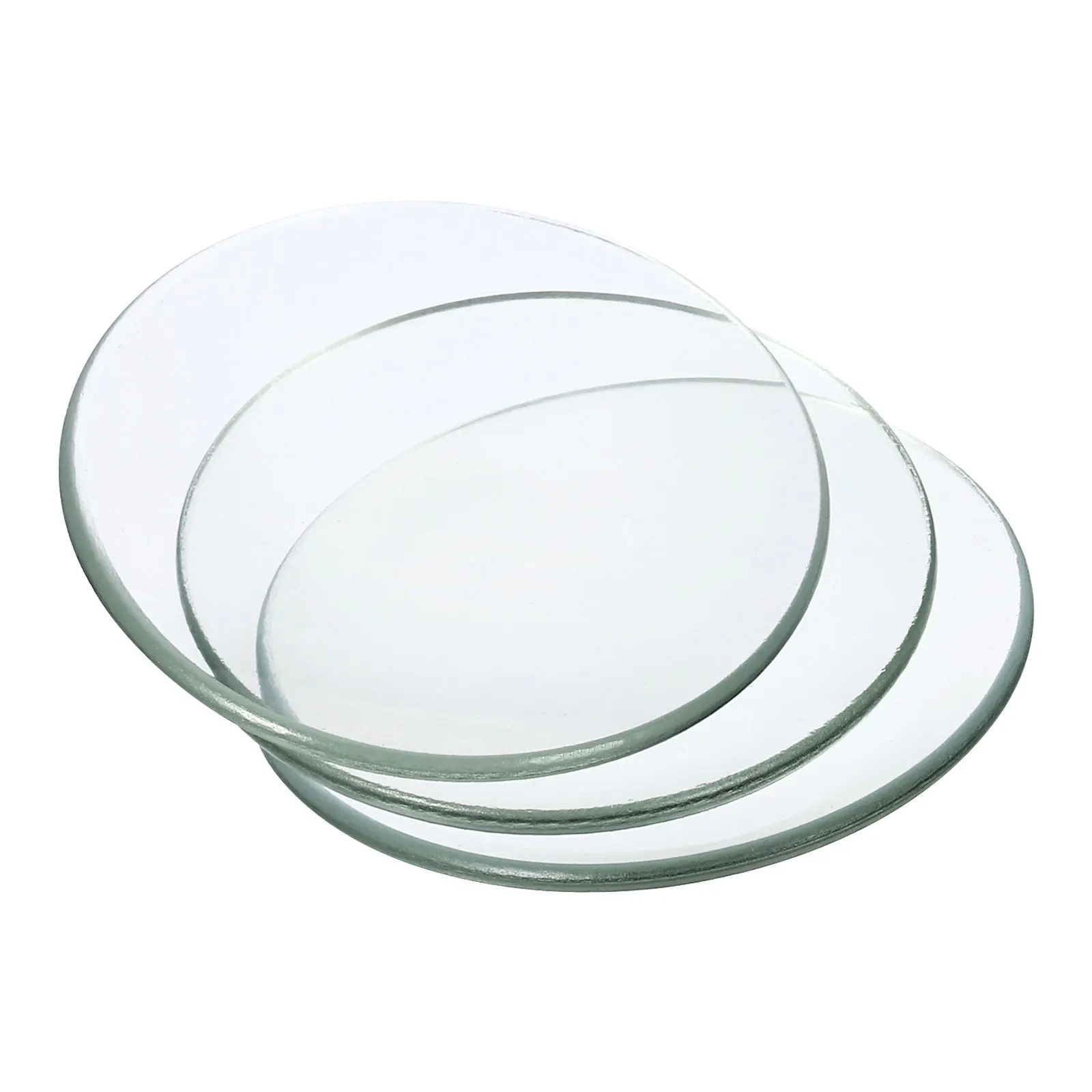2-5Pcs 50-150mm Diameter Laboratory Watch Glass Beaker Cover Smooth Edges Chamfered Arc Laboratory Glassware Evaporating Dish