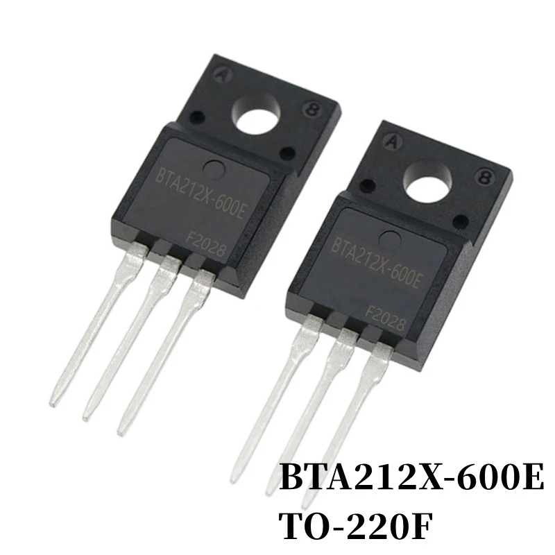 5~100Pcs Triac BTA212X-800B/800D/800E BTA212X-600B/600C/600D/600E TO-220F DIP Thyristor