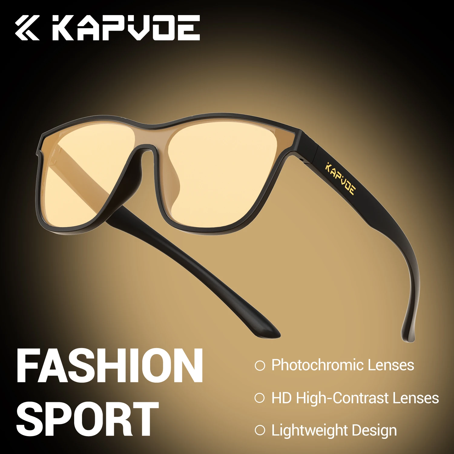 

Kapvoe фотохромные уличные марафонские спортивные велосипедные очки для мужчин и женщин, солнцезащитные очки для езды на велосипеде, UV400, очки для бега на велосипеде