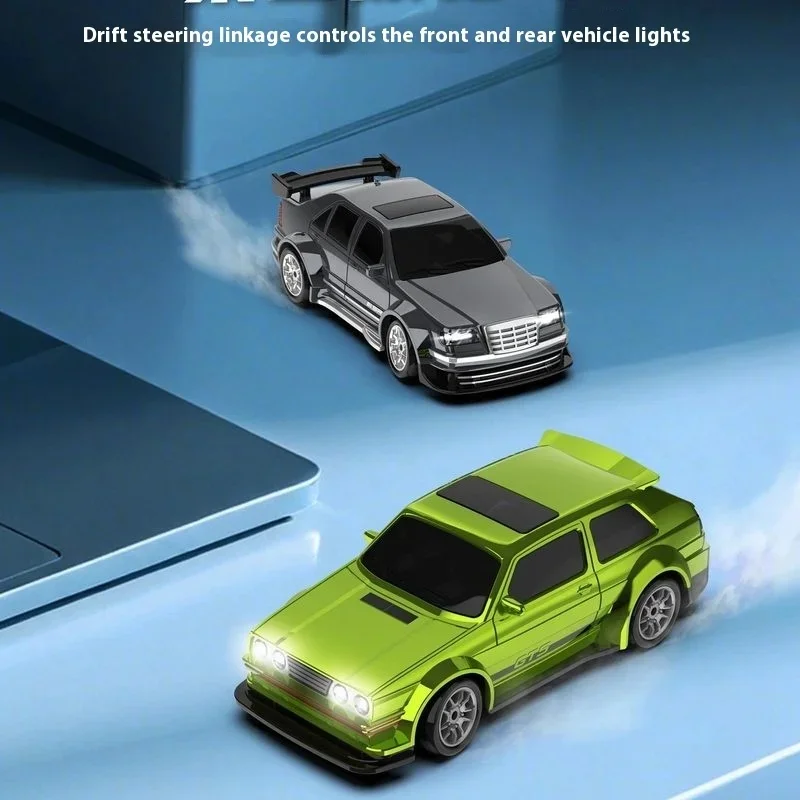 1: 43 escala completa 4wd controle remoto mini carro mosquito com giroscópio rc modelo deriva corrida brinquedo presente do festival das crianças