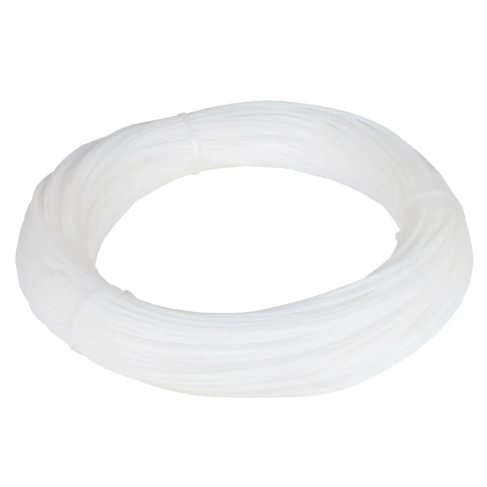 High Temperature PTFE Tube for 3D Printer Feed 2 5 mm Inner Diameter 4 mm Outer Diameter 100 Meter Roll Transparent Gray