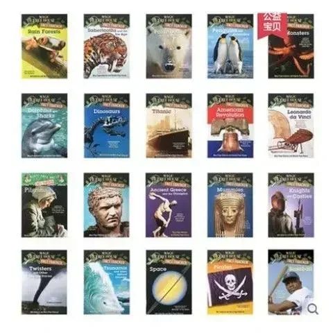 43 libri/set Magic Tree House Fact Tracker Lettura originale in inglese Libri per bambini Libri Libri in inglese