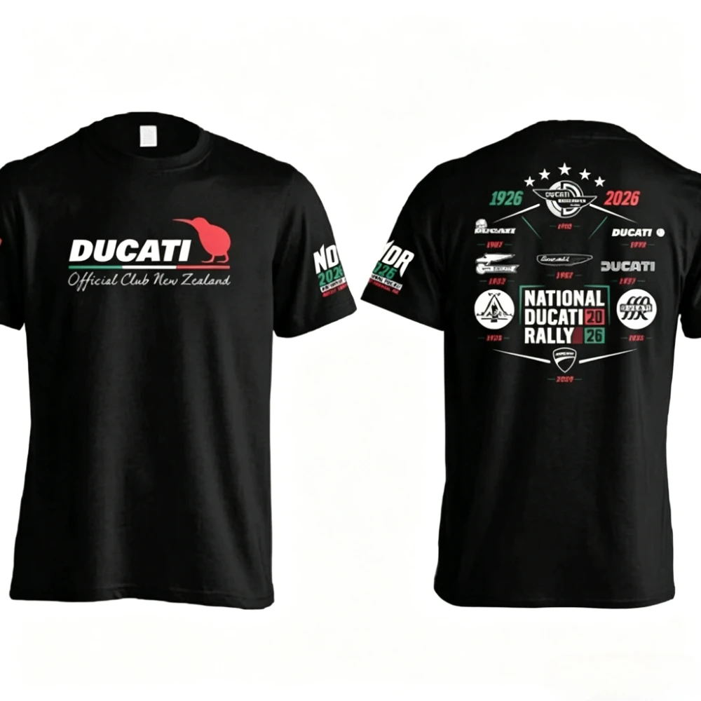 2026 Vintage Bike Event Oversized T-Shirt for Kids Adults Motorcycle Rally Print Loose Casual Street Short Sleeve Tee