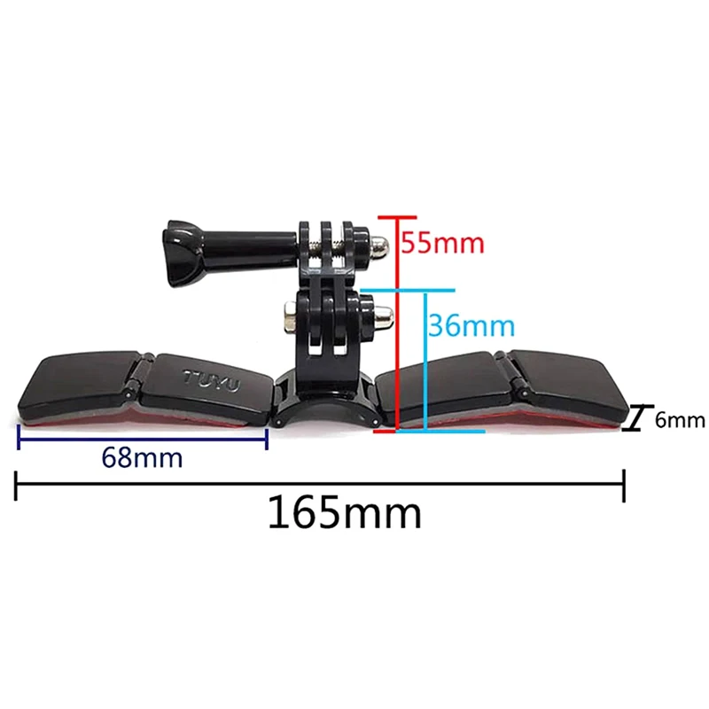 Supporto per montaggio su mento per casco integrale per Hero 11 10 9 8 7 DJI Insta360 cinturino per fotocamera accessorio per montaggio sul mento