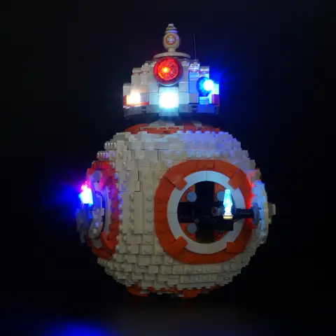 Kit de luz Led para 75187 War Bb8 Robot Fighter, Compatible con 05128, juego de Juguetes DIY (bloques de construcción no incluidos)
