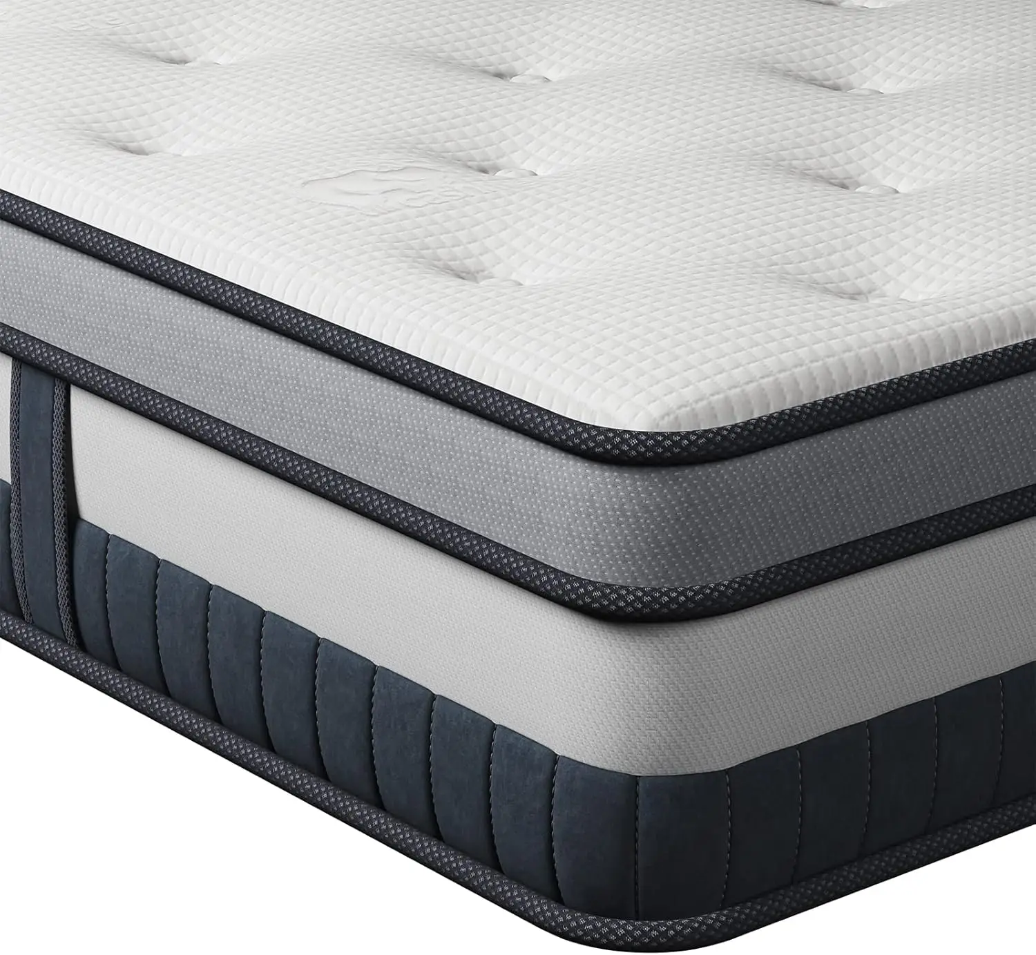 Twin XL Mattress 10 Inch Innerspring Hybrid XL Twin Mattress - Ergonomic Design with Memory Foam and Pocket Spring Ma