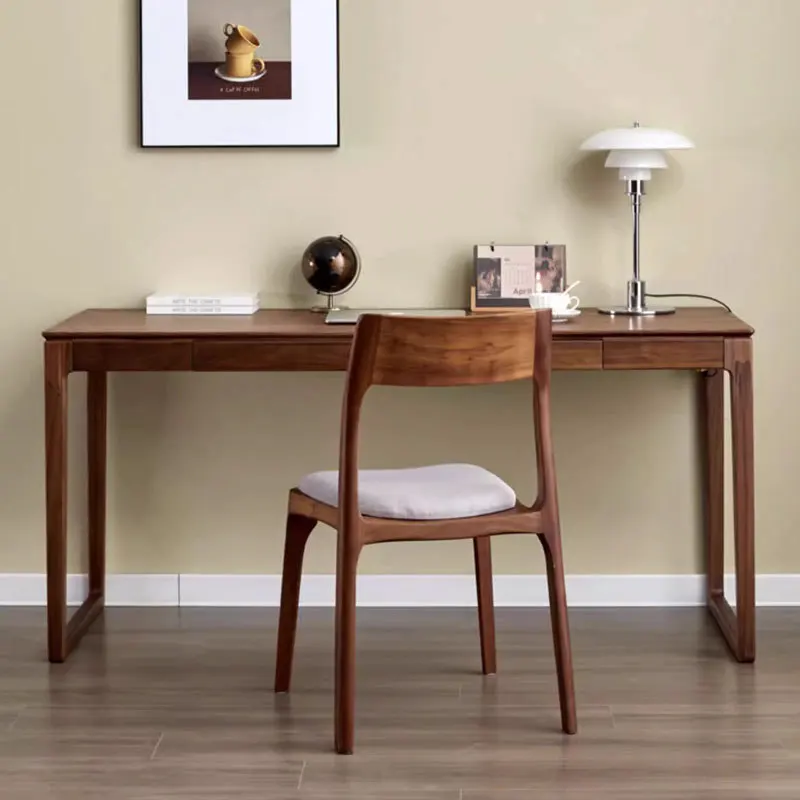 مكتب كتابة مكتب أمريكا الشمالية قابل للتخصيص، مكتب كمبيوتر منزلي حديث وبسيط