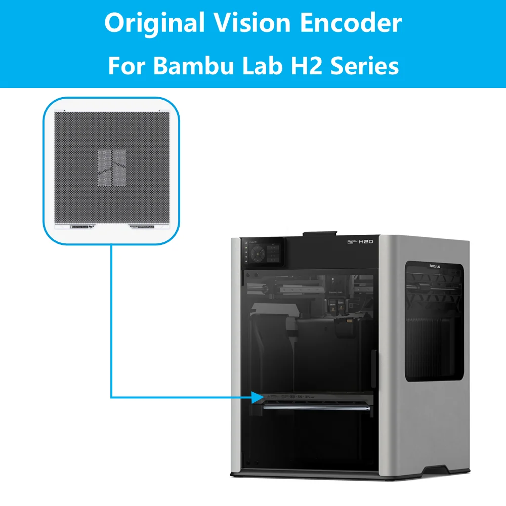 Original Bambu Lab Vision Encoder for H2 Series, Official Compatible With H2S H2C H2D, Unlock 50μm Accuracy, 3D Printer Parts