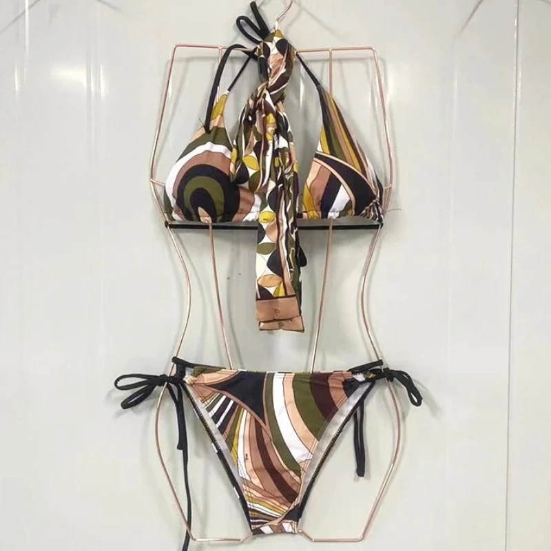 

Italian Women's Headband Bikini Set Fashion Swimwear Sexy Lady Swimsuit