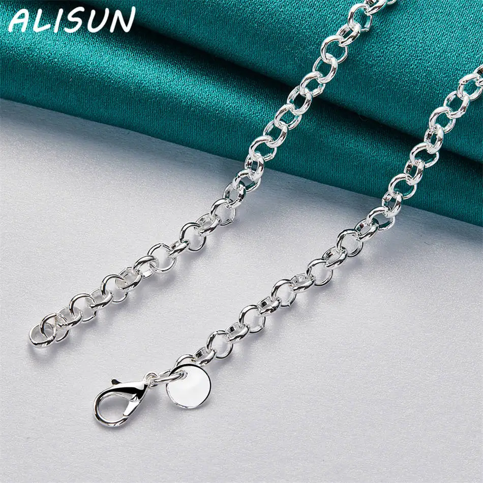 

ALISUN 925 Sterling Silver 45cm Various Pendants Necklace For Women Creativity Gifts Street All-match Party And Daily Wear