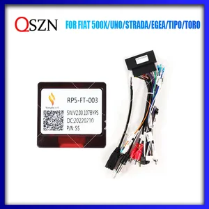 QSZN-CABLING CANBUS Box Decoder, Android Car Radio, stereo power cord adapter, Fiat 500x, Uno, Strada, Egea, Type, Toro 12 Main Sales Accessories Fiat Toro - №11