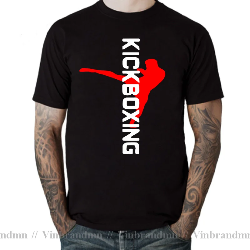 Kickboxing Karate Korean Taekwondo Kung Fu T Shirt Men Funny Birthday Present For Men Faddish Muay Thai Boxing T-Shirt Trend Tee