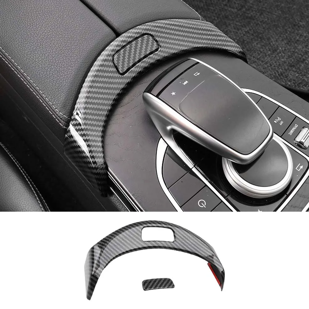 Car Decoration Armrest Box Button Sticker For Mercedes-Benz C E-Class C180L C200L GLC260L E300L 2015-2023 Car Upgrade