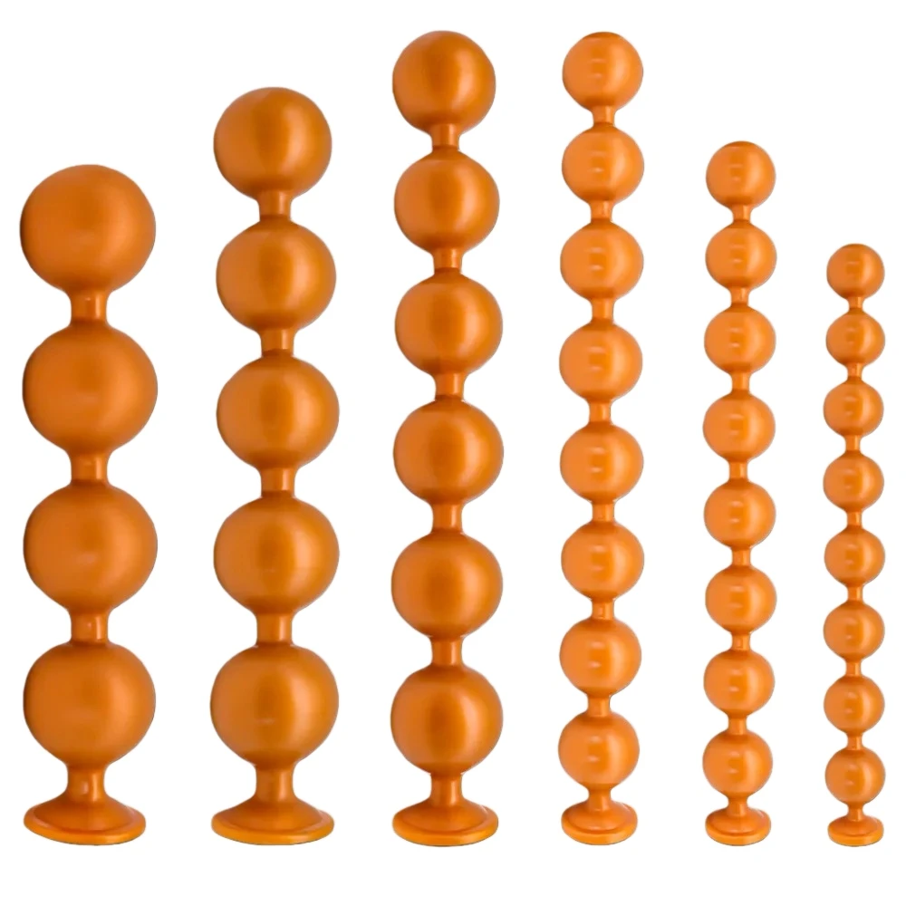 S-XXXL Huge Anal Beads Chain Soft Silicone Long Anus Butt Plug Women Vaginal Balls Big Buttplug Prostate Massager Adult Sex Toys