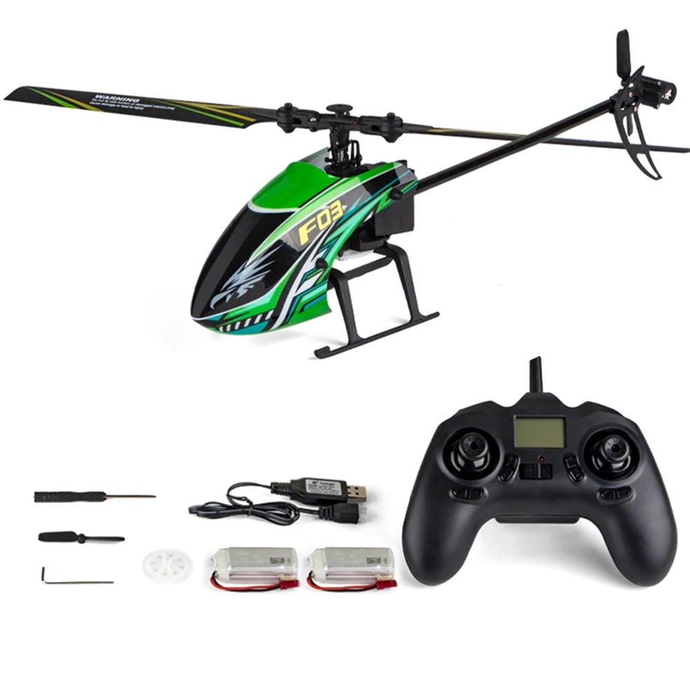 YUXIANG F03 RC Helicopter 4CH Flybarless One Key Take Off Height Hold Helicopter With 6-axis Gyro RC Helicopter For Beginner