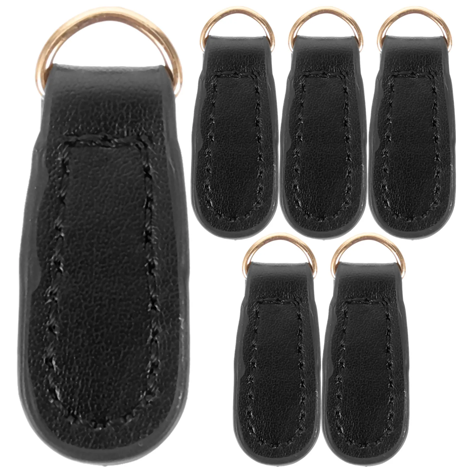 

6Pcs Bag Zipper Head Replacement Wear-Resistant Puller Tabs for Backpacks Wallets Jackets Portable Universal Zipper Fixers