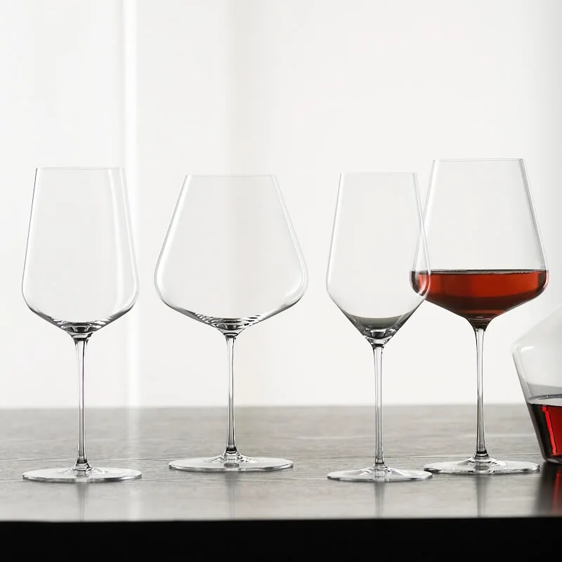 Zalto Style Upscale Banquet Crystal Handmade Wine Glass Extremely Thin Masterly Craft Perfect Flawless Classics Goblet