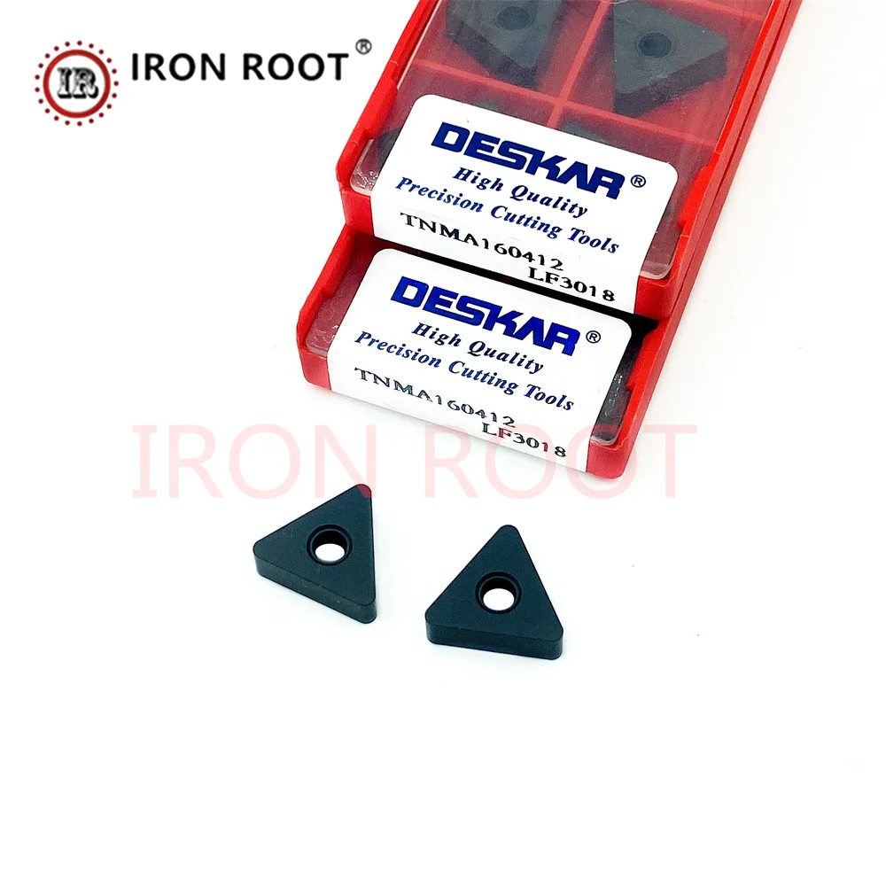 

DESKAR Indexable Insert TNMA160404,TNMA160408,TNMA160412,LF3018 Turning Carbide Insert CNC Lathe Cutting Tool For STGCR/L