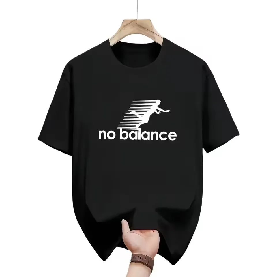 Herren-T-Shirt „No Balance“ mit humorvoller Grafik – Lässiges Streetwear-Kurzarm-T-Shirt mit Spruch, Y2k-Cartoon-Comic, Damen- und Herrenkleidung, Oberteile – Detail 17