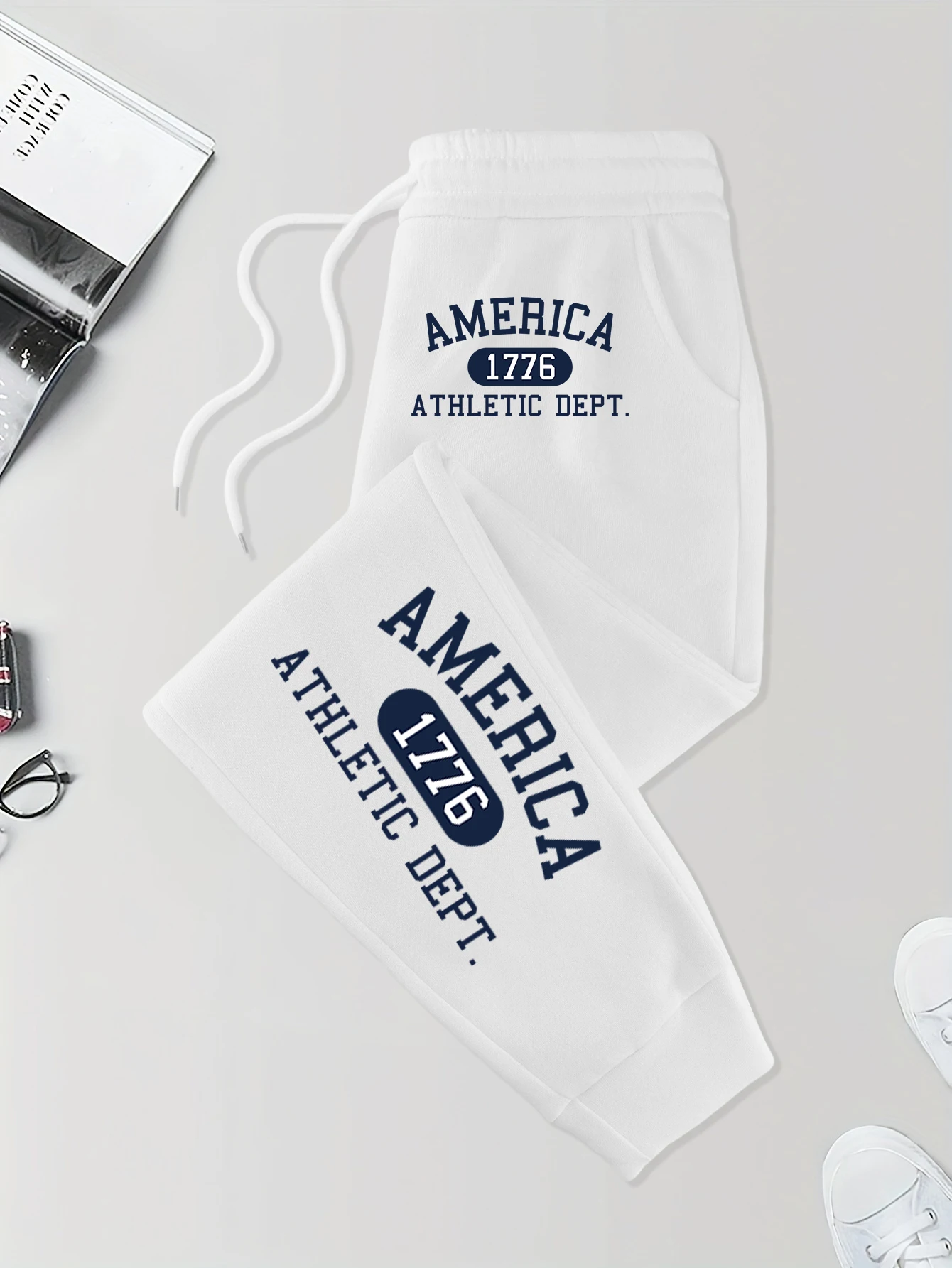 

Америка 1786, Братчики с буквенным узором Atlete Dept, модные уличные спортивные штаны унисекс, готические брюки на шнурке, повседневные теплые длинные брюки