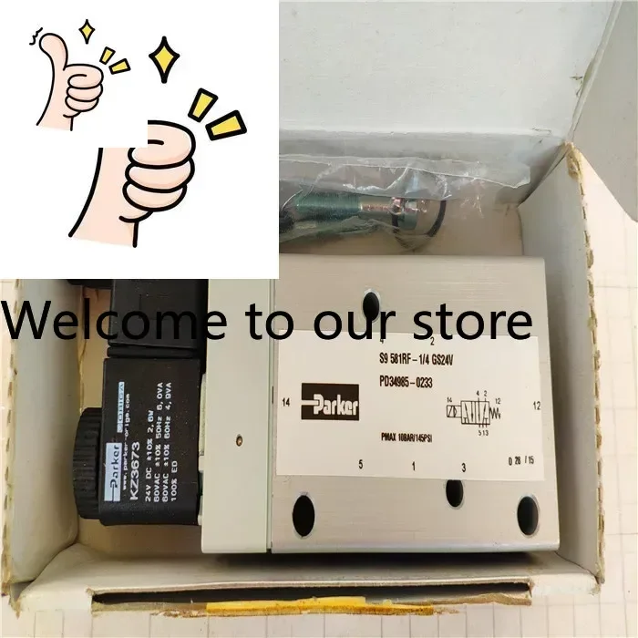 New German Original Imported Parker Solenoid Valve PD34985-0233 Spot Physical Shooting