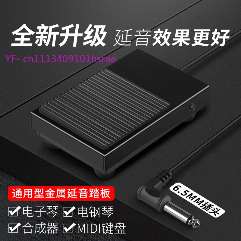 Universal Metal Sustain Pedal For Electronic Piano Organ Keyboard Musical Instrument Foot Pedal