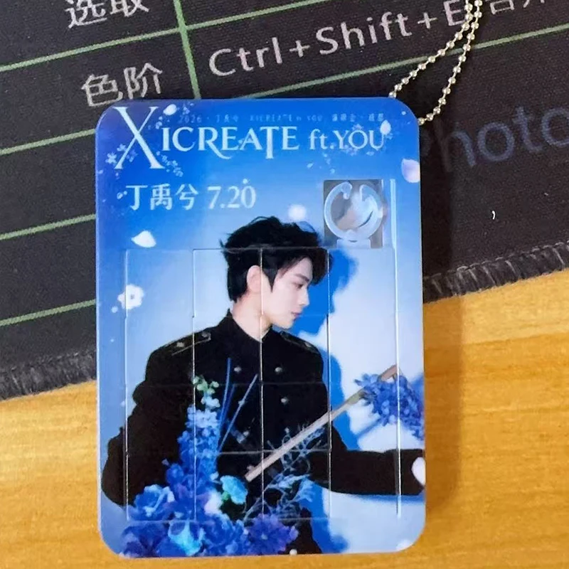 Personalized Customized Bag Accessories Photo Pendant Picture Puzzle Animation Acrylic Home Decoration Photo Frame Pendant Gift