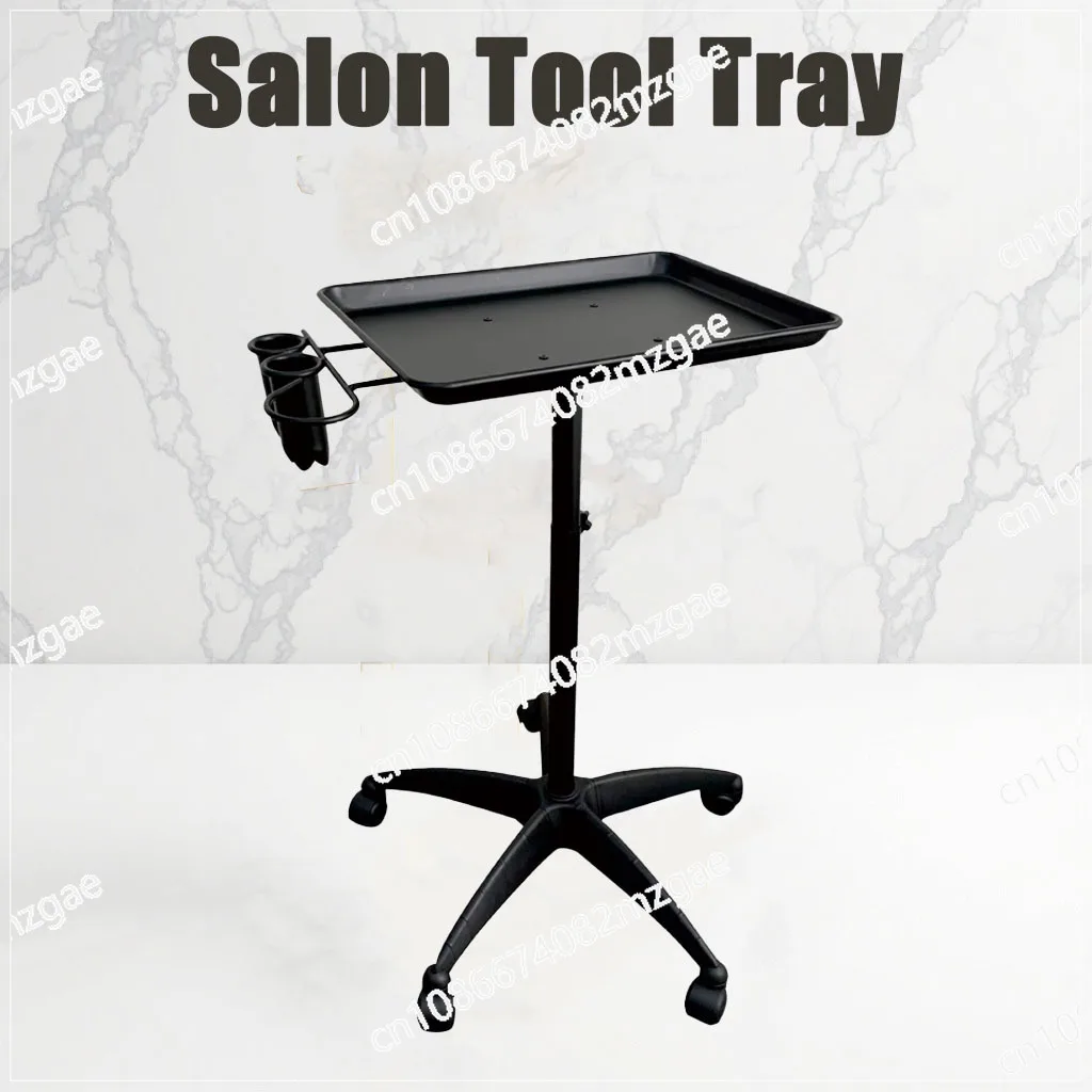 Vertical Salon Hair Salon Tool Tray Beauty Salon Aluminum Tray Nail Art Mobile Storage Shelf